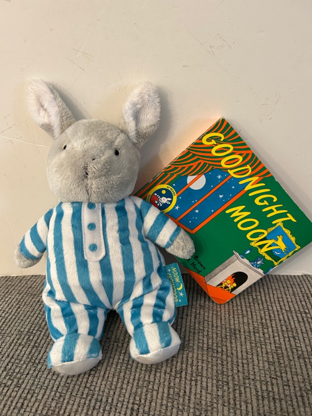 Goodnight Moon Plush Bunny and book board book Margaret wise brown